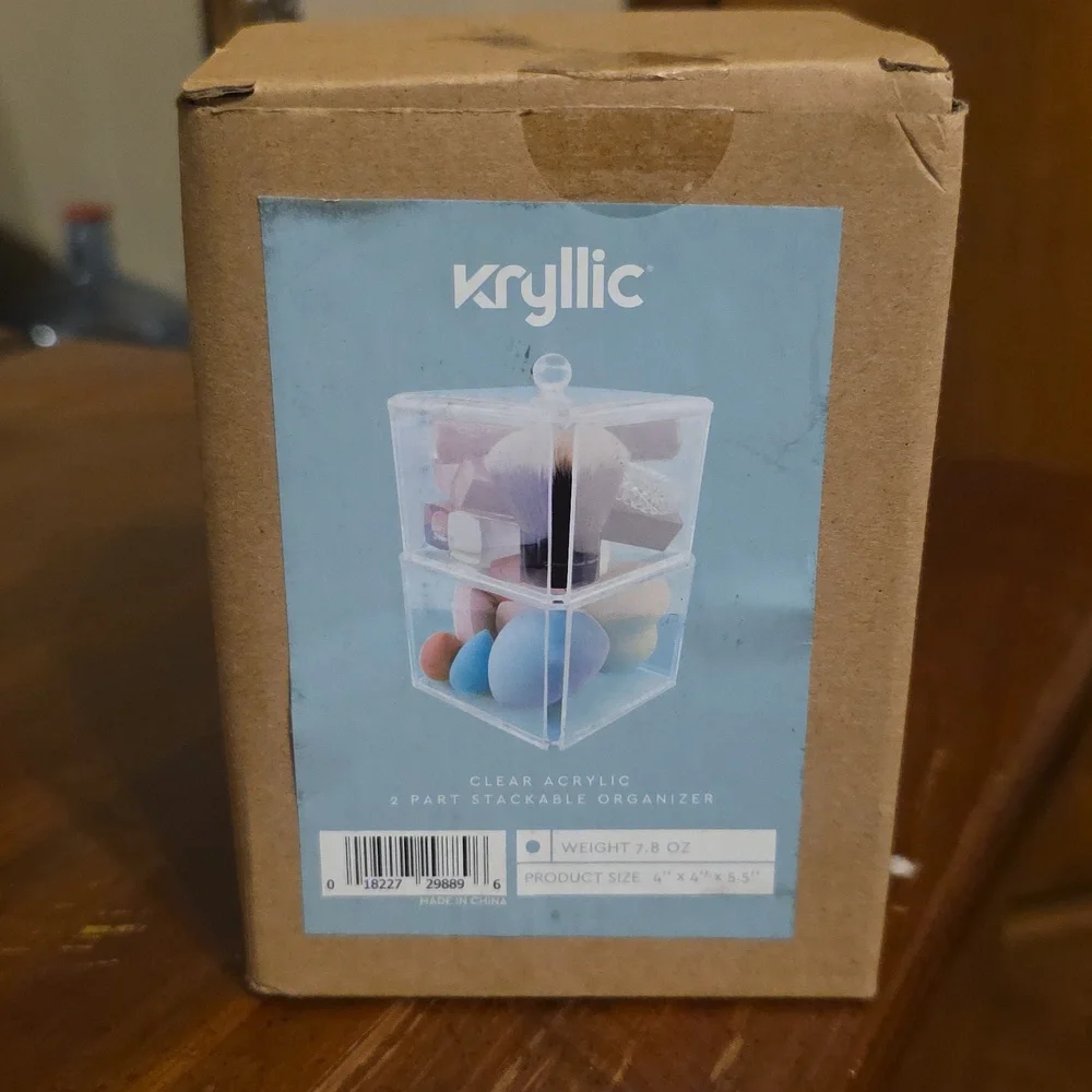 Kryllic Clear Acrylic Stackable Organizer